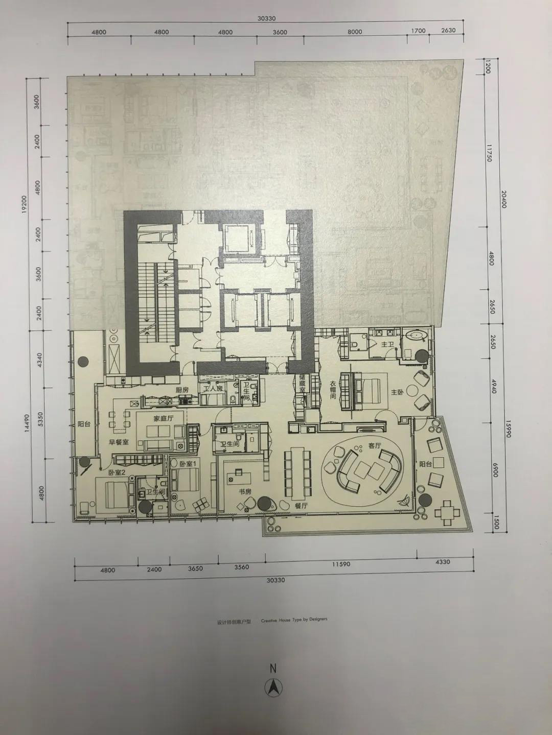 深圳湾1号,高区B户型介绍及户型图（21-49层）